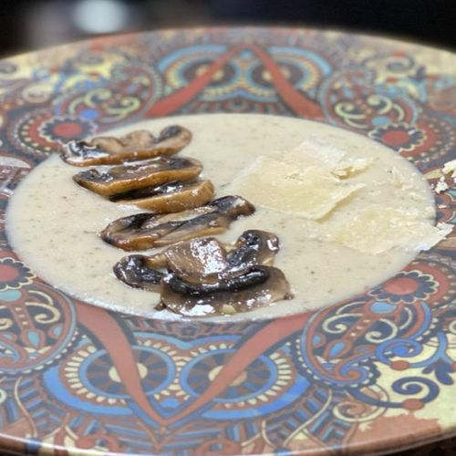 Crema de champiñones