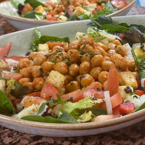Ensalada libanesa con garbanzos