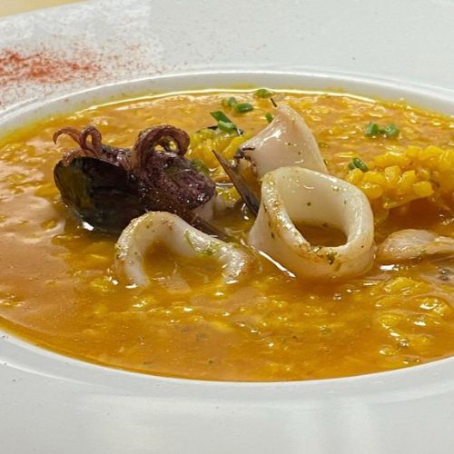 Arroz meloso de marisco