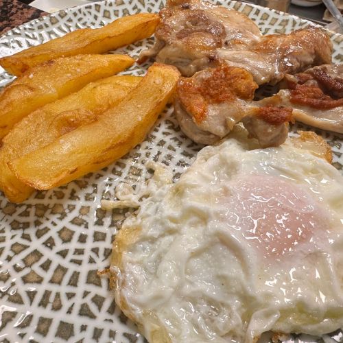 Muslo de pavo deshuesado a la plancha