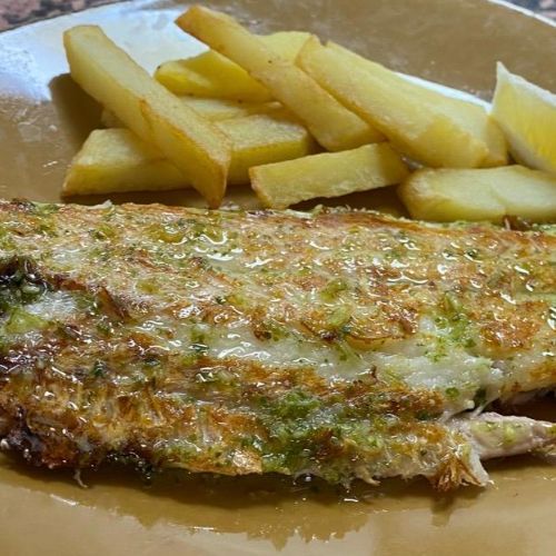 Gran lenguado tigre a la plancha